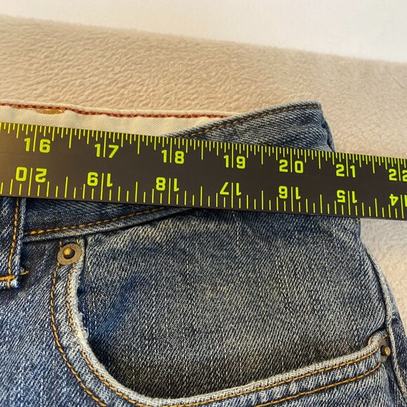 Lands' End Men's Fleece Lined Jeans 42x29 Relaxed Fit Plaid Lining - Picture 6 of 16